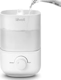 Levoit Humidifiers for Bedroom, Top Fill, Quiet, Knob Control, 360° Nozzle | Cool Mist Air Humidifier for Home, Baby Nursery & Plants, Auto Shut-off for Safety, 25H Lasting, BPA Free