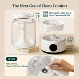Levoit Humidifiers for Bedroom, Top Fill, Quiet, Knob Control, 360° Nozzle | Cool Mist Air Humidifier for Home, Baby Nursery & Plants, Auto Shut-off for Safety, 25H Lasting, BPA Free