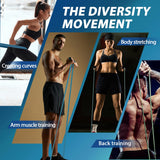 LEEKEY Resistance Bands, Exercise Bands Pull Up Assist Bands - Workout Bands Set - Mobility Band Powerlifting Bands for Men and Women Fitness Training, Physical Therapy,Home Workouts