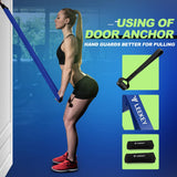 LEEKEY Resistance Bands, Exercise Bands Pull Up Assist Bands - Workout Bands Set - Mobility Band Powerlifting Bands for Men and Women Fitness Training, Physical Therapy,Home Workouts