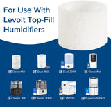 Levoit Humidifiers for Bedroom, Top Fill, Quiet, Knob Control, 360° Nozzle | Cool Mist Air Humidifier for Home, Baby Nursery & Plants, Auto Shut-off for Safety, 25H Lasting, BPA Free