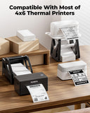 MUNBYN 4x6 Direct Thermal Fanfold Shipping Labels 500 Pics for Address Mailing Postage USPS UPS FedEx Amazon Ebay Shipping Labels, Commercial Grade