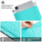 Metronic White Bubble Mailers 6x10 Inch 100 PC Self-Seal Bubble Mailer | Usable Size 6x9" Thick Padded Envelopes Cushion Mailing Padded Envelope Waterproof Shipping Bags for Makeup Jewelry, Supplies