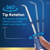Waterpik Aquarius Water Flosser For Teeth Cleaning, Gums, Braces, Dental Care, Electric Power With 10 Settings, 7 Tips For Multiple Users & Needs, CDA Validated, Black WP-662, Packaging May Vary | 10 pressure settings, For gums, braces, implants and teeth