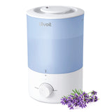 Levoit Humidifiers for Bedroom, Top Fill, Quiet, Knob Control, 360° Nozzle | Cool Mist Air Humidifier for Home, Baby Nursery & Plants, Auto Shut-off for Safety, 25H Lasting, BPA Free