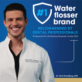 Waterpik Aquarius Water Flosser For Teeth Cleaning, Gums, Braces, Dental Care, Electric Power With 10 Settings, 7 Tips For Multiple Users & Needs, CDA Validated, Black WP-662, Packaging May Vary | 10 pressure settings, For gums, braces, implants and teeth