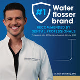 Waterpik Aquarius Water Flosser For Teeth Cleaning, Gums, Braces, Dental Care, Electric Power With 10 Settings, 7 Tips For Multiple Users & Needs, CDA Validated, Black WP-662, Packaging May Vary | 10 pressure settings, For gums, braces, implants and teeth