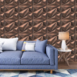 Art3dwallpanels PVC 3D Wall Panel Diamond for Interior Wall Décor in Black, 19.7" x 19.7" Wall Decor PVC Panel, 3D Textured Wall Panels, Pack of 12 Tiles