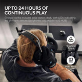 Logitech G Astro A50 Multi-Platform Wireless Gaming Headset - Black | For PS5, Xbox, PC, Switch - PLAYSYNC Audio Switcher, <16 bit/48kHz (Console), <24 bit/48 kHz (PC), <24hr Battery, 2.4GHz & BT