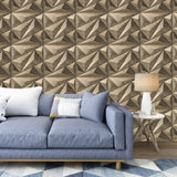 Art3dwallpanels PVC 3D Wall Panel Diamond for Interior Wall Décor in Black, 19.7" x 19.7" Wall Decor PVC Panel, 3D Textured Wall Panels, Pack of 12 Tiles