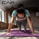CAP Barbell 1/2-Inch High Density Exercise Yoga Mat with Strap | Multiple Options