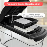 Fullstar Pro Original - Vegetable Chopper, Cutter & Spiralizer - 4 Blades | Onion, Salad & Veggie Dicer - Fast Food Prep Kitchen Gadgets & Cooking Gifts (4-in-1, White)