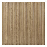 Art3d Slat Wall Panel, 3D Fluted Textured Panel 12-Tile 19.7 x 19.7in. - Black