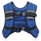 ZELUS Weighted Vest, 6lb/8lb/12lb/16lb/20lb/25lb/30lb Weight Vest with Reflective Stripe for Workout, Strength Training, Running, Fitness, Muscle Building, Weight Loss, Weightlifting