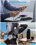AsperX Power Bank, 10000mAh USB C Portable Charger Battery Pack 3 Outputs | Portable Battery Bank, Travel Essentials Battery Pack Power Bank for iPhone Series, Smartphones, Earphones and More