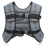 ZELUS Weighted Vest, 6lb/8lb/12lb/16lb/20lb/25lb/30lb Weight Vest with Reflective Stripe for Workout, Strength Training, Running, Fitness, Muscle Building, Weight Loss, Weightlifting