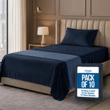 King Sheets Set, 4 Pieces 16" Deep Pocket Hotel Luxury Bed Sheets, Black | Extra Soft Bedsheet Set, Comfy & Breathable Cooling Sheets, Wrinkle & Fade Resistant, Fitted Sheet, Flat Sheet, 2 Pillowcases