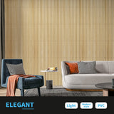 Art3d Slat Wall Panel, 3D Fluted Textured Panel 12-Tile 19.7 x 19.7in. - Black