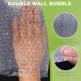50 Pcs Bubble Pouch Wraps, 8''x10'' Clear Bubble Out Bags for Packing, Double Walled Cushioning Bags for Shipping, Storage and Moving(Not Self-Seal) | Double-Walled Protection for Safe Packing & Shipping,Clear,Lightweight Durable Cushioning. Ideal for Sto