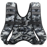 ZELUS Weighted Vest, 6lb/8lb/12lb/16lb/20lb/25lb/30lb Weight Vest with Reflective Stripe for Workout, Strength Training, Running, Fitness, Muscle Building, Weight Loss, Weightlifting