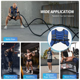 ZELUS Weighted Vest, 6lb/8lb/12lb/16lb/20lb/25lb/30lb Weight Vest with Reflective Stripe for Workout, Strength Training, Running, Fitness, Muscle Building, Weight Loss, Weightlifting