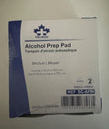 Pro-Medix Alcohol Prep Pad by STEVENS | Sterile Wipes | Medium Size | 2-Ply Cotton 70% Isopropyl Individually Wrapped (400 Pads)