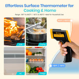 Etekcity Lasergrip 774 Infrared Thermometer, -58°F to 842°F (-50℃～450℃) | Instant Read Laser Temperature Gun, Non-Contact Electric Laser IR Temp Gauge, Home Repairs, Handmaking, Surface Measuring