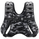 ZELUS Weighted Vest, 6lb/8lb/12lb/16lb/20lb/25lb/30lb Weight Vest with Reflective Stripe for Workout, Strength Training, Running, Fitness, Muscle Building, Weight Loss, Weightlifting