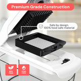 Fullstar Pro Original - Vegetable Chopper, Cutter & Spiralizer - 4 Blades | Onion, Salad & Veggie Dicer - Fast Food Prep Kitchen Gadgets & Cooking Gifts (4-in-1, White)
