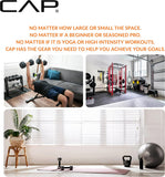 CAP Barbell 1/2-Inch High Density Exercise Yoga Mat with Strap | Multiple Options