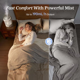 Levoit Humidifiers for Bedroom, Top Fill, Quiet, Knob Control, 360° Nozzle | Cool Mist Air Humidifier for Home, Baby Nursery & Plants, Auto Shut-off for Safety, 25H Lasting, BPA Free