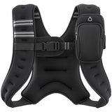 ZELUS Weighted Vest, 6lb/8lb/12lb/16lb/20lb/25lb/30lb Weight Vest with Reflective Stripe for Workout, Strength Training, Running, Fitness, Muscle Building, Weight Loss, Weightlifting