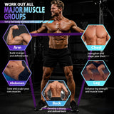LEEKEY Resistance Bands, Exercise Bands Pull Up Assist Bands - Workout Bands Set - Mobility Band Powerlifting Bands for Men and Women Fitness Training, Physical Therapy,Home Workouts