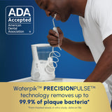 Waterpik Aquarius Water Flosser For Teeth Cleaning, Gums, Braces, Dental Care, Electric Power With 10 Settings, 7 Tips For Multiple Users & Needs, CDA Validated, Black WP-662, Packaging May Vary | 10 pressure settings, For gums, braces, implants and teeth