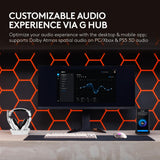 Logitech G Astro A50 Multi-Platform Wireless Gaming Headset - Black | For PS5, Xbox, PC, Switch - PLAYSYNC Audio Switcher, <16 bit/48kHz (Console), <24 bit/48 kHz (PC), <24hr Battery, 2.4GHz & BT