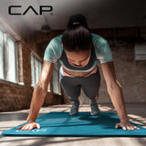 CAP Barbell 1/2-Inch High Density Exercise Yoga Mat with Strap | Multiple Options