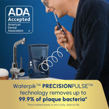 Waterpik Aquarius Water Flosser For Teeth Cleaning, Gums, Braces, Dental Care, Electric Power With 10 Settings, 7 Tips For Multiple Users & Needs, CDA Validated, Black WP-662, Packaging May Vary | 10 pressure settings, For gums, braces, implants and teeth