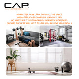 CAP Barbell 1/2-Inch High Density Exercise Yoga Mat with Strap | Multiple Options