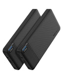 AsperX Power Bank, 10000mAh USB C Portable Charger Battery Pack 3 Outputs | Portable Battery Bank, Travel Essentials Battery Pack Power Bank for iPhone Series, Smartphones, Earphones and More
