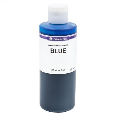Fun Foods Canada Blue Liquid Food Color - Liquid Food Coloring - 4 oz - 1 Gallon - Ships Free Within Canada on Orders Above CAD $199