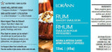 Rum Bakery Emulsion - 4 oz. - 16 oz. - 1 Gallon - 5 Gallons - Bakery Emulsions Canada - Ships Free Within Canada on Orders Above CAD $199
