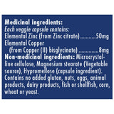 Naka Platinum EXTRA STRENGTH ZINC+COPPER, 120 VCaps
