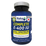 Naka Platinum COMPLETE E-400 IU, 75 Softgels