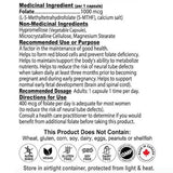 Nutridom METHYL FOLATE 1000, 90 VCaps