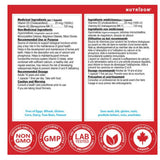 Nutridom VITAMIN D3+K2, VEGAN 120 VCaps