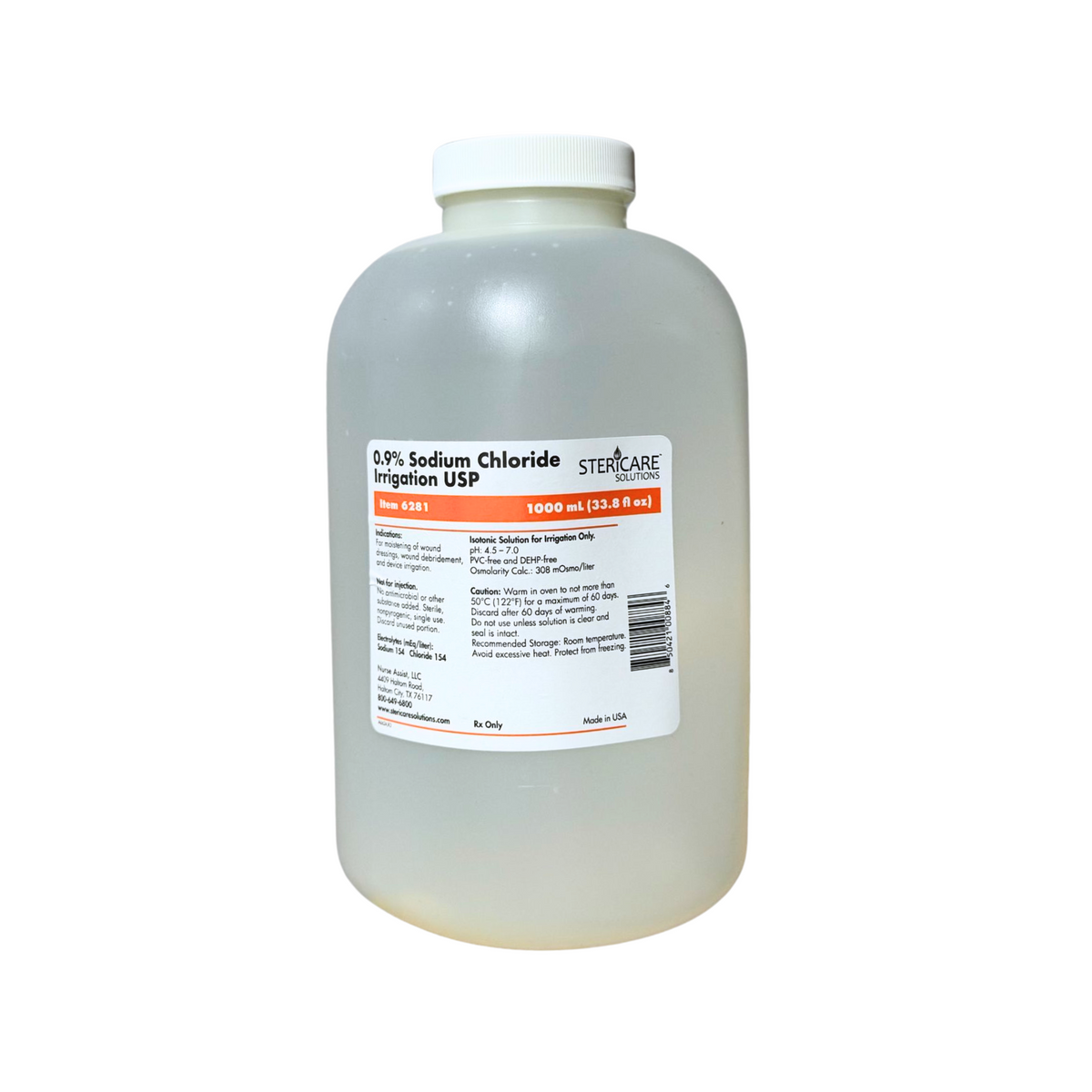 Pacific First Aid SteriCare Solutions 0.9% Sodium Chloride Irrigation Saline – view 2