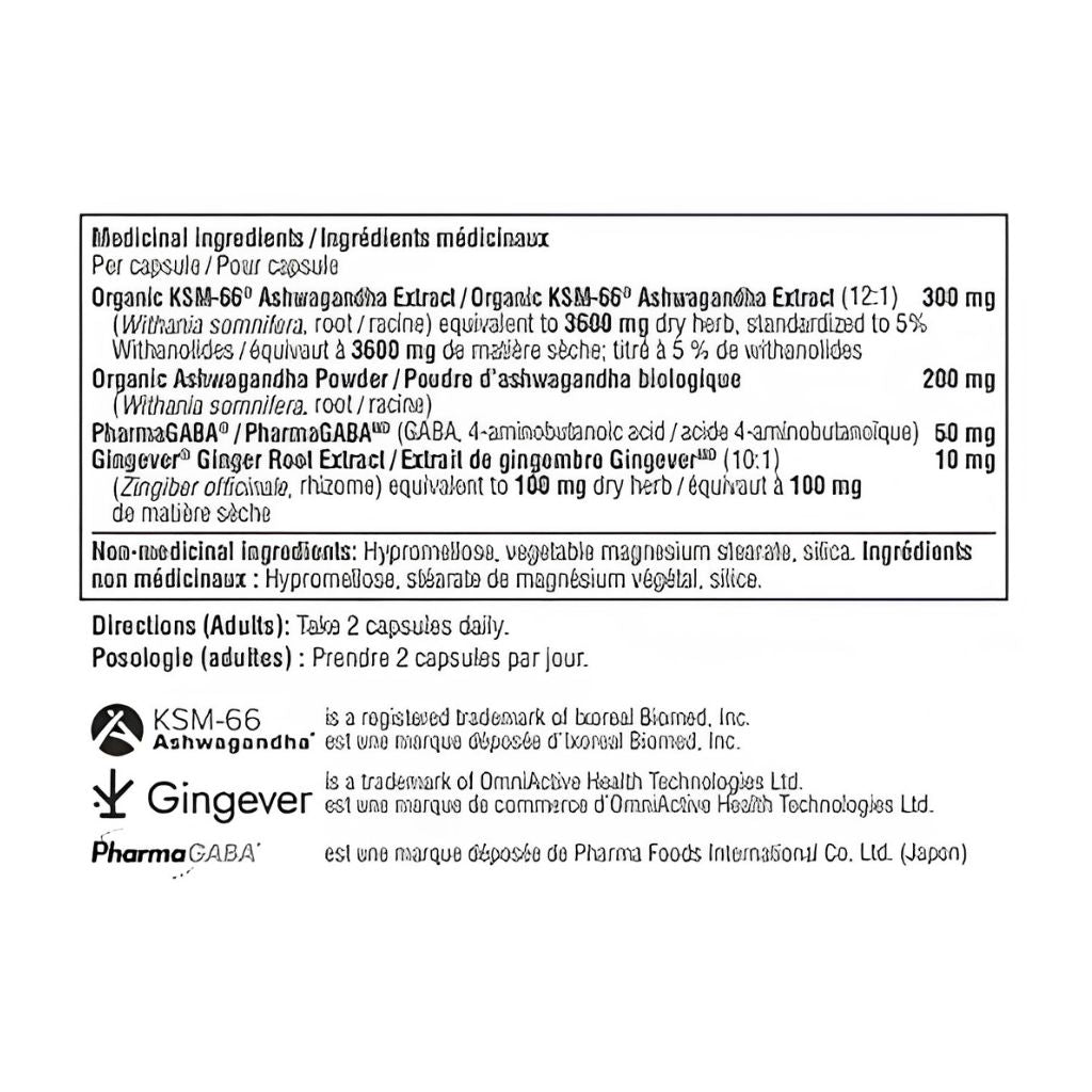 Youtheory ASHWAGANDHA+ WITH GABA, 60 VCaps – view 2