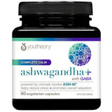Youtheory ASHWAGANDHA+ WITH GABA, 60 VCaps
