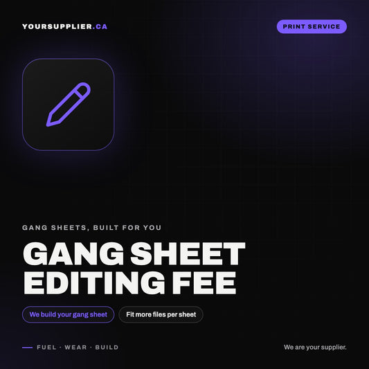 Gang Sheet Editing Fee - built for you!