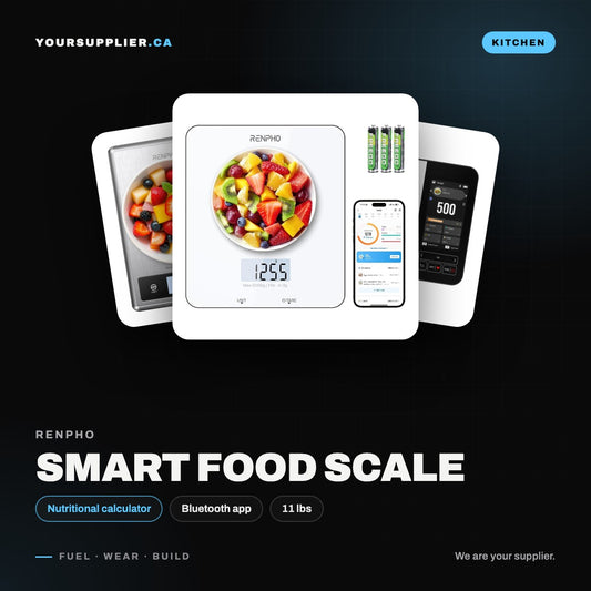 RENPHO Smart Food Scale with Nutritional Calculator, Bluetooth App, 11lbs | Digital Nutrition Scale with Calorie Tracker